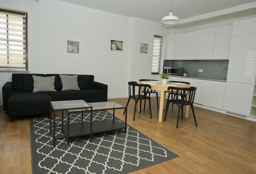 آپارتمان 1 خوابه با تراس, Poduszka Apartamenty Zdrojowe