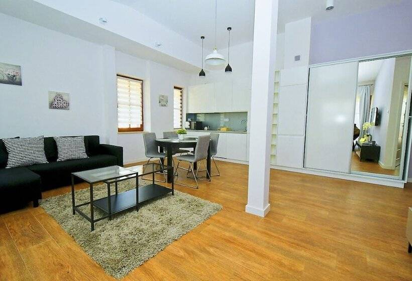 آپارتمان 1 خوابه با بالکن, Poduszka Apartamenty Zdrojowe