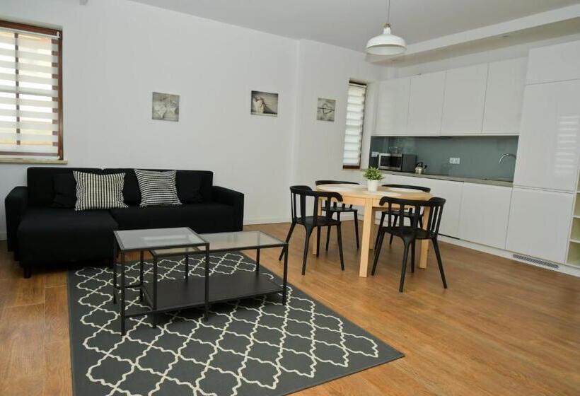 آپارتمان 1 خوابه با تراس, Poduszka Apartamenty Zdrojowe