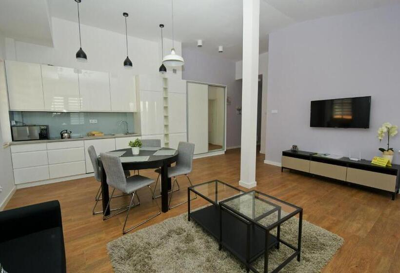 آپارتمان 1 خوابه با بالکن, Poduszka Apartamenty Zdrojowe