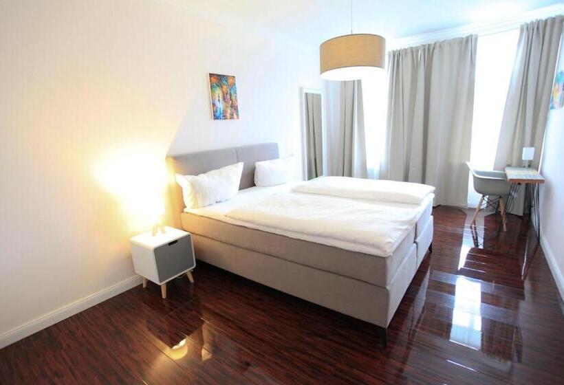 带1个卧室的高级公寓, Zollikof Aparts   Sauna & Studioapartments