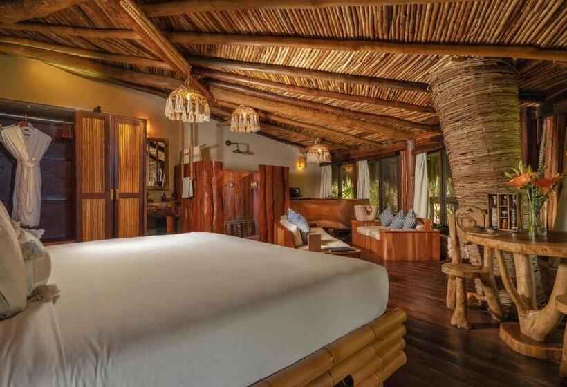 キングサイズベッドのスイートルーム, Kanan Tulum Treehouse, Rooftop, Beach Club & Spa   Adults Only