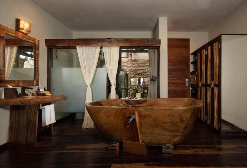 キングサイズベッドのスタンダードルーム, Kanan Tulum Treehouse, Rooftop, Beach Club & Spa   Adults Only