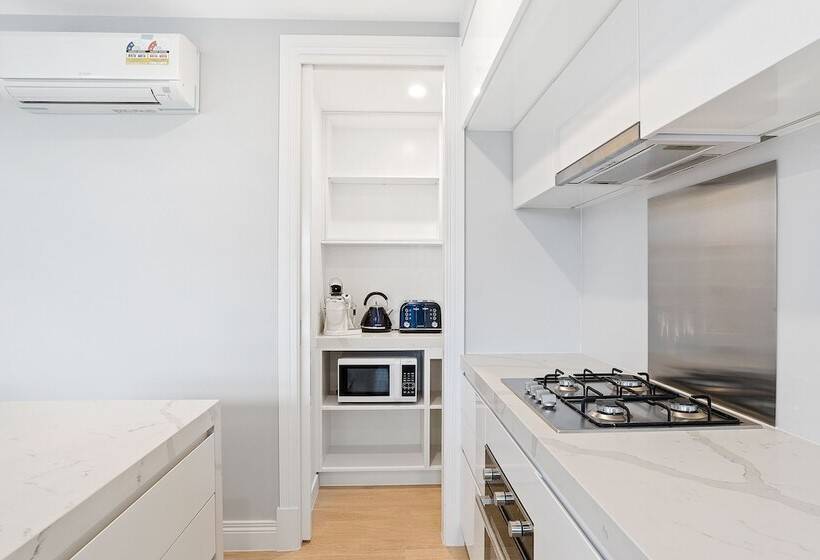 침실 2개 디럭스 아파트, The Hamptons Apartments   Port Melbourne