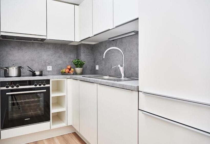 Апартаменты 1 Спальня, Boardinghome Oldenburg