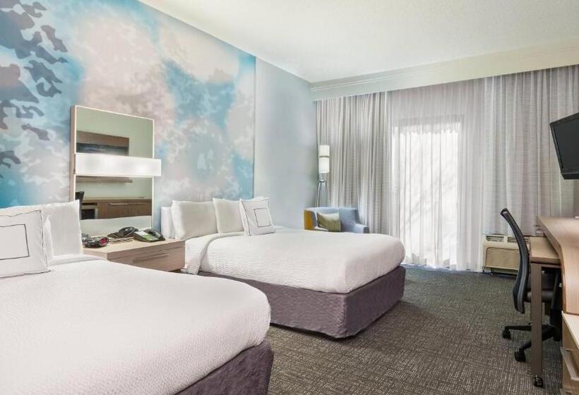 اتاق استاندارد با 2 تخت دوبل, Courtyard By Marriott Wilmington/wrightsville Beach