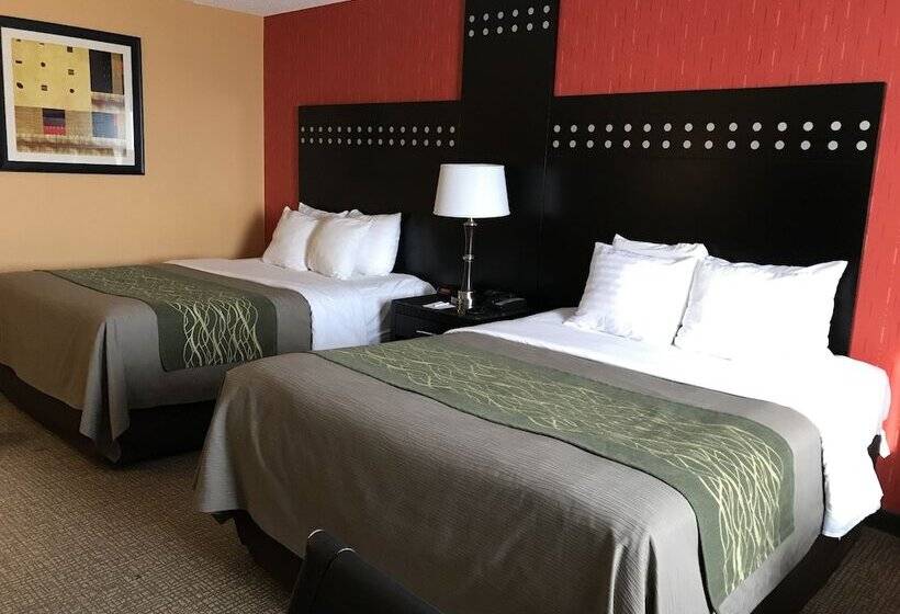 스탠다드 룸 더블 침대 2개, Travelodge By Wyndham Absecon Atlantic City
