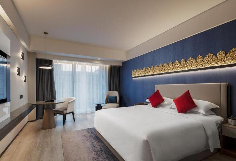 اتاق اجرایی با تخت بزرگ, Tian Yi International Hotel 天艺国际酒店