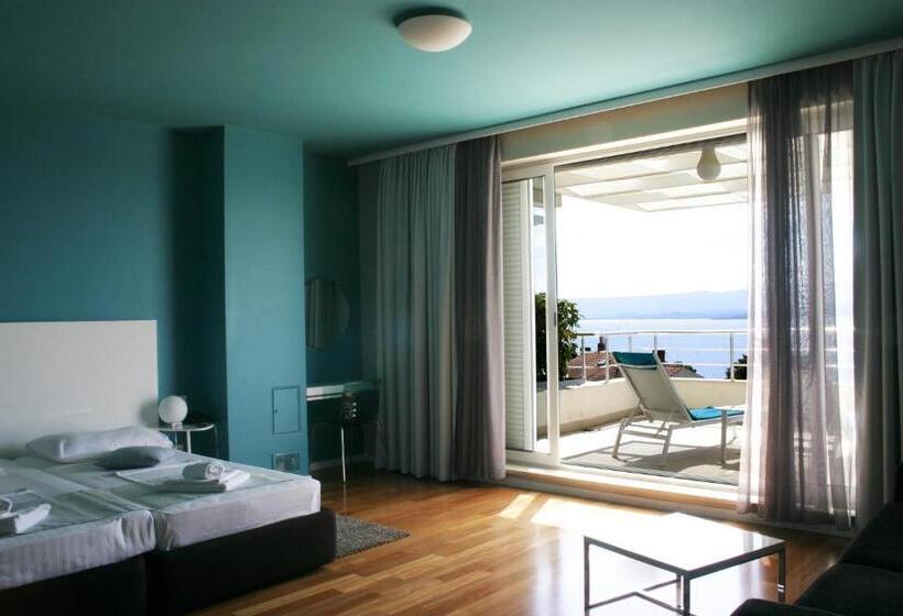 استودیوی استاندارد با چشم‌انداز دریا, Apartments Villa Azzurra Bol
