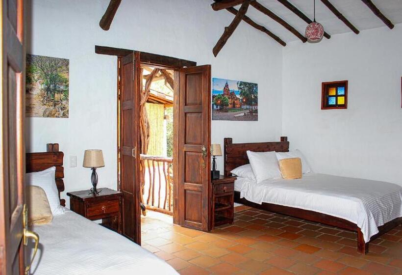 Трехместный Номер Стандарт с Балконом, Campestre Ataraxia Barichara