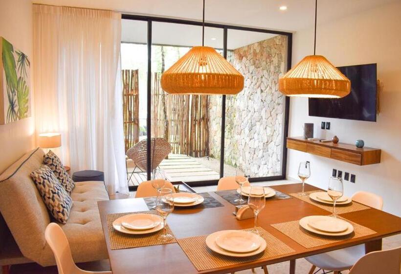 1 Szobás Apartman Terasszal, Amaka Calma Tulum