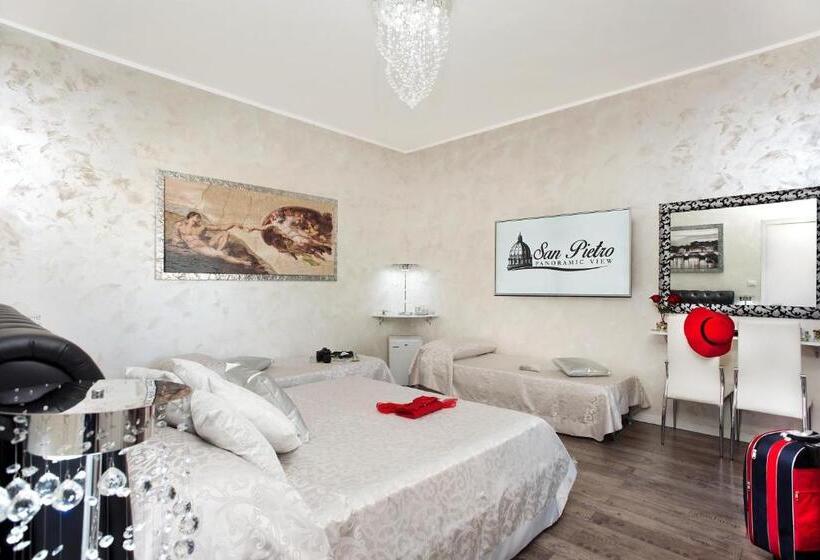 اتاق لوکس با چشم‌انداز, San Pietro Panoramic View