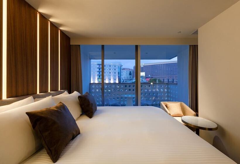 스탠다드 룸 킹사이즈 침대, The Onefive Villa Fukuoka