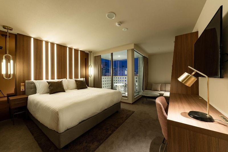 스탠다드 룸 킹사이즈 침대, The Onefive Villa Fukuoka