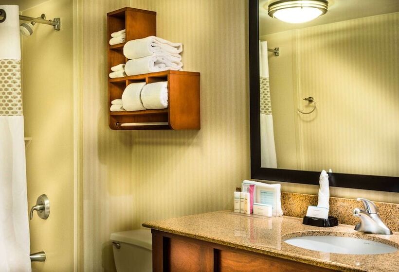 带2个双人床的标准工作室, Hampton Inn Washington