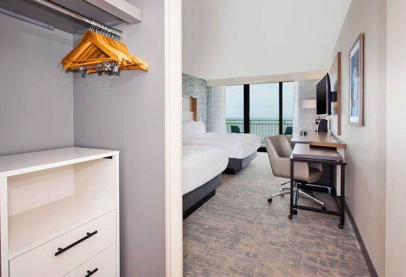 带2个双人床的标准工作室, Holiday Inn Va Beach Oceanside 21st St, An Ihg