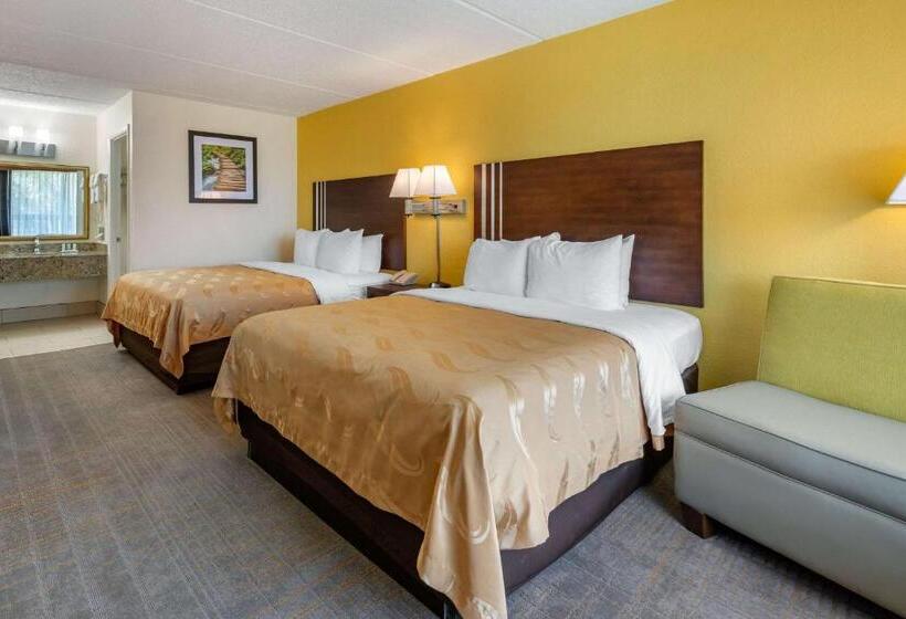带2个双人床的标准工作室, Quality Inn And Suites Palatka Riverfront