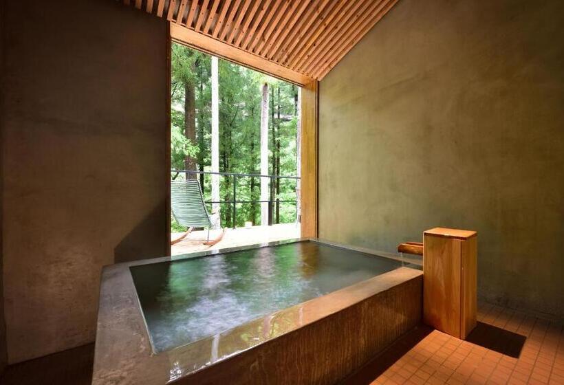 Premium room with terrace, Onsen Glamping Shimablue