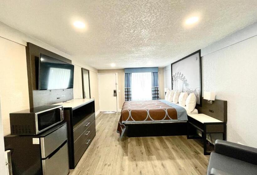 身障者適用キングサイズベッドルーム, Super 8 By Wyndham Kissimmee Orlando