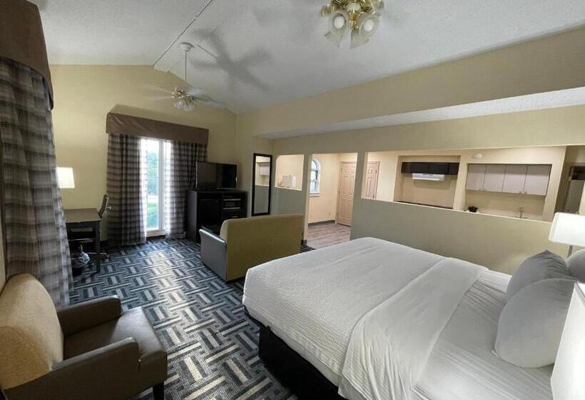 Suite Kingsize Bett, La Quinta Inn By Wyndham Indianapolis Airport Lynhurst