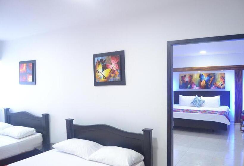 デラックスファミリールーム, Eco Hotel El Bosque Valledupar