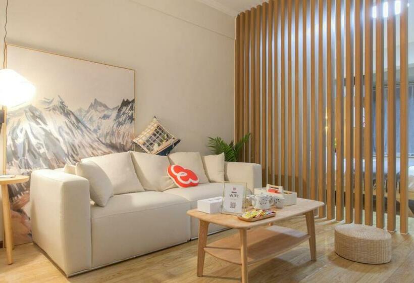 Apartamento 1 Dormitório, [roader] Wuhan Jiang An District·hong Kong Road