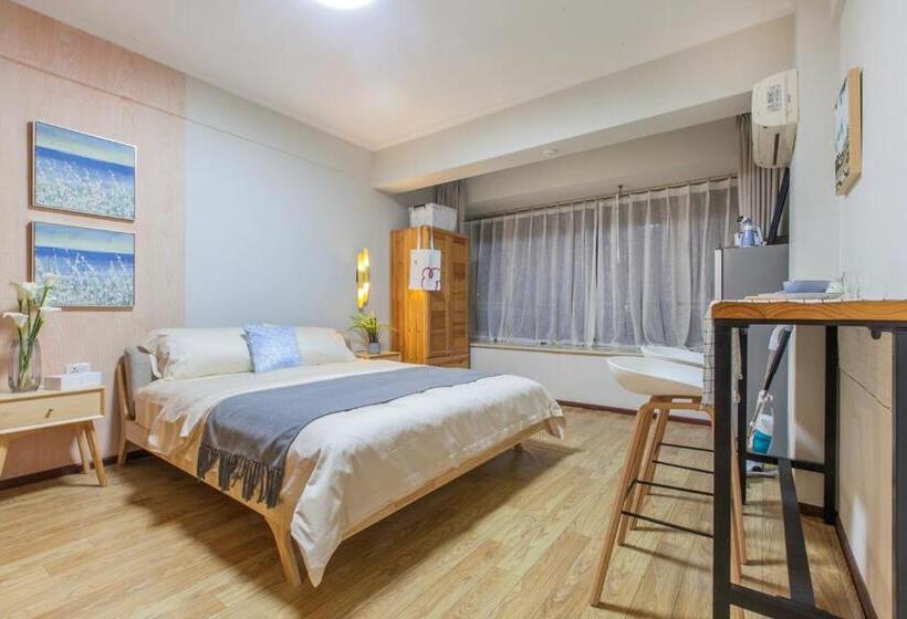 Apartamento 1 Dormitório, [roader] Wuhan Jiang An District·hong Kong Road
