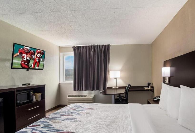디럭스 룸 킹사이즈 침대, Red Roof Inn New Stanton