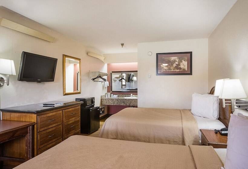 스탠다드 룸 더블 침대 2개, Rodeway Inn Tampa Near Busch Gardensusf
