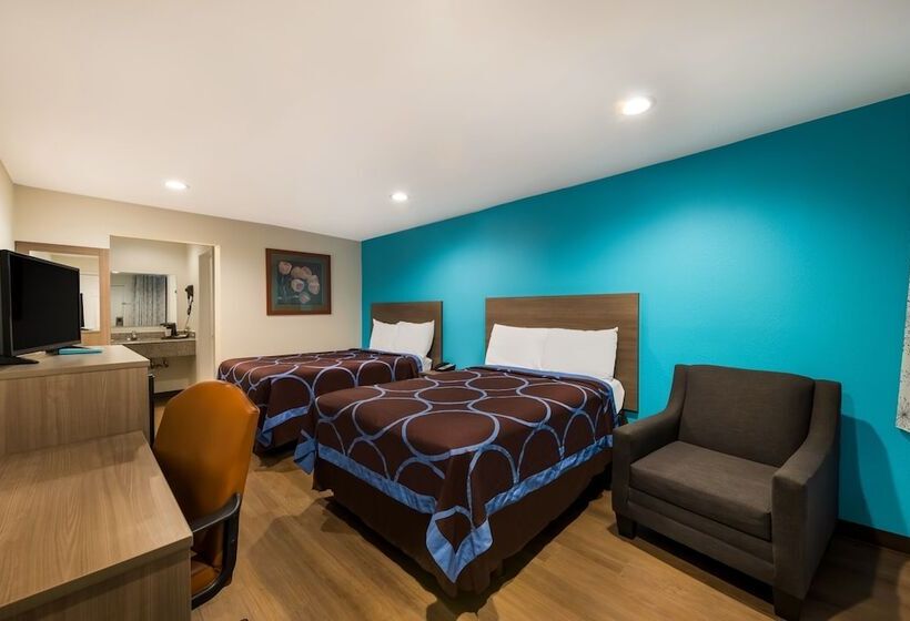 اتاق استاندارد با 2 تخت دوبل, Super 8 By Wyndham Wichita Falls