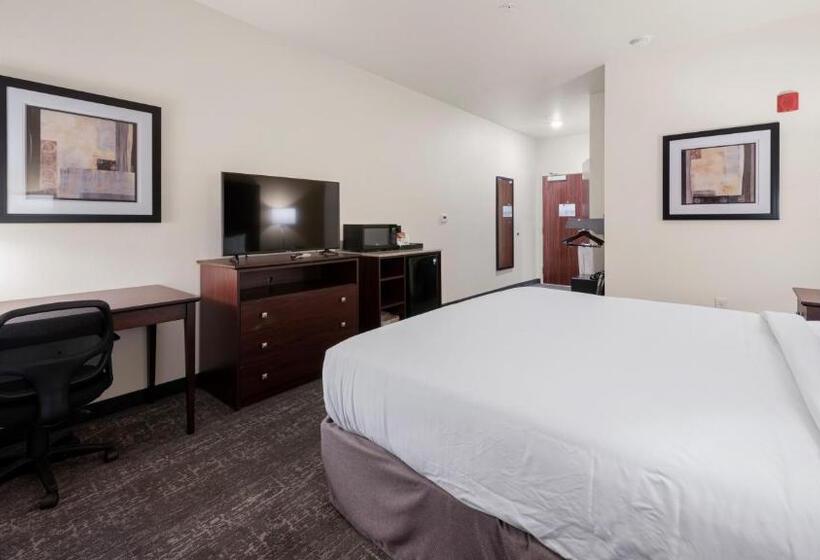 장애인을 위한 킹사이즈 침대 스탠다드 룸, Cobblestone Hotel & Suites   Two Rivers