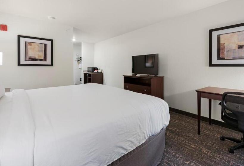 장애인을 위한 킹사이즈 침대 스탠다드 룸, Cobblestone Hotel & Suites   Two Rivers