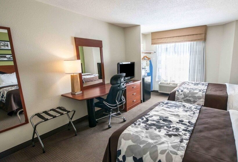 Номер Стандарт 2 Двуспальные Кровати, Sleep Inn & Suites Princeton I 77