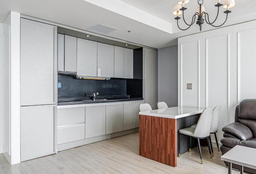 带海景的行政套房, Haeundae Seacloud Hotel Residence