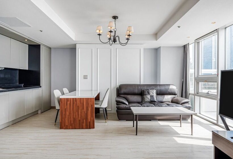 带海景的行政套房, Haeundae Seacloud Hotel Residence