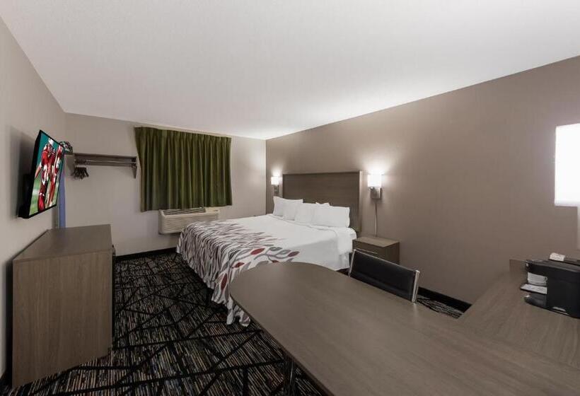 디럭스 룸 킹사이즈 침대, Red Roof Inn Mansfield