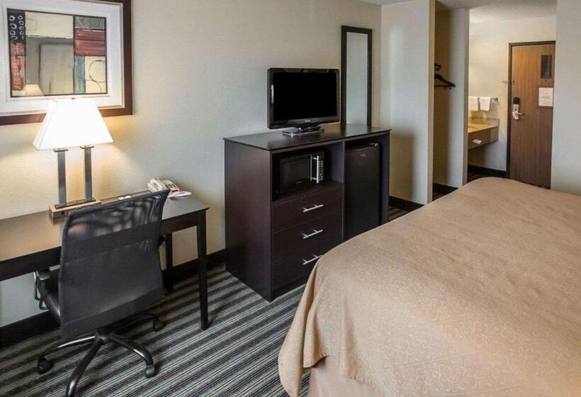 Quarto Estandar Cama King para Deficientes Físicos, Quality Inn Chesterton Near Indiana Dunes National Park I94