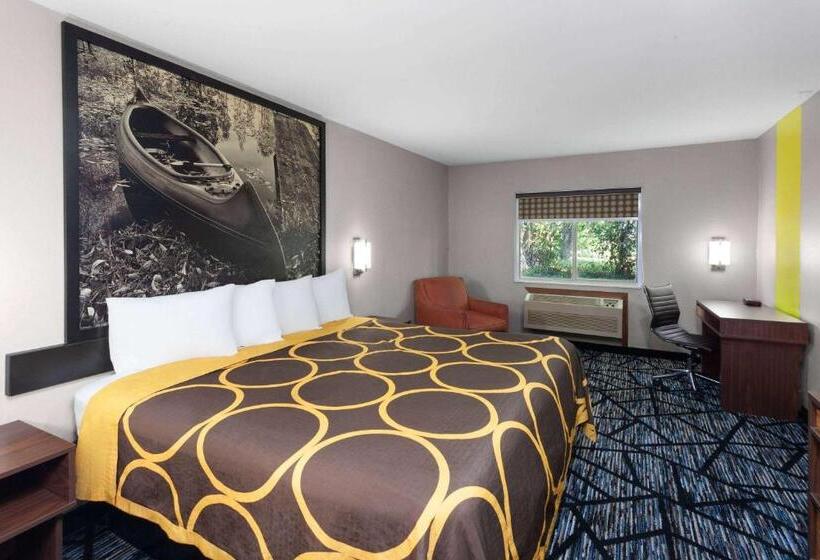 Quarto Estandar Cama King, Super 8 By Wyndham Olney