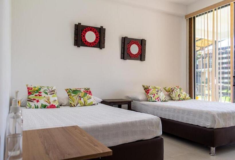 اتاق استاندارد با چشمانداز استخر, Finca Hotel Casa Nostra, Villa Mariana