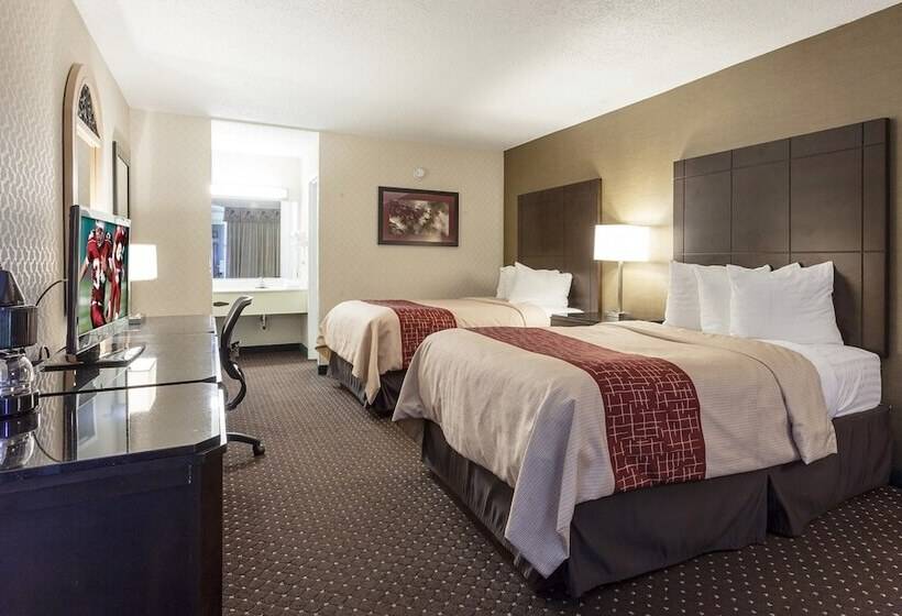 Номер Стандарт 2 Двуспальные Кровати, Red Roof Inn & Suites Dekalb