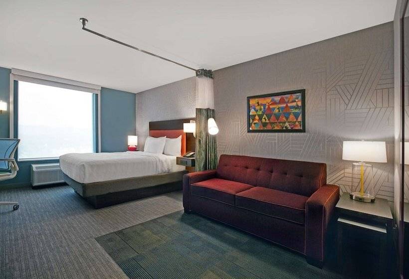 استودیوی استاندارد با تخت دوبل, Home2 Suites Asheville Airport