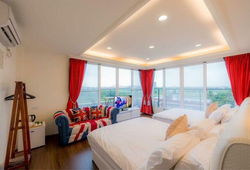 اتاق استاندارد چهارنفره با چشم‌انداز باغ, Taitung Quality B&b