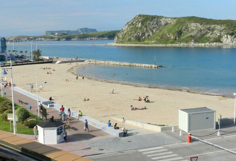 اتاق استاندارد با چشم‌انداز دریا, Spa El Muelle De Suances