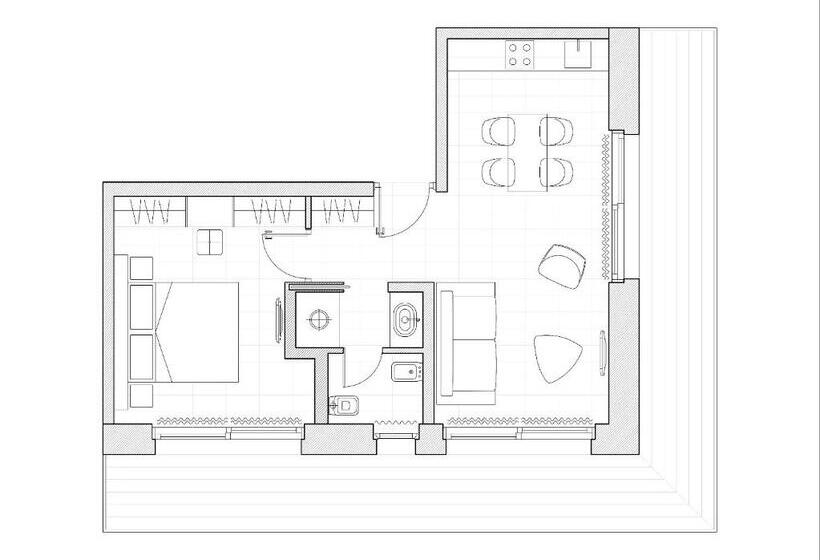Apartamento 1 Dormitório, Red Fox Lodge