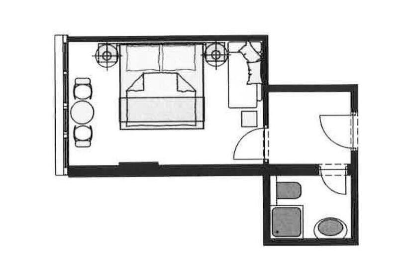 اتاق عادی, Rosamunde Apartments