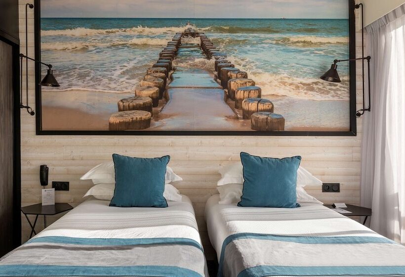 اتاق راحتی با چشم‌انداز دریا, Best Western Plus Hotel Canet Plage