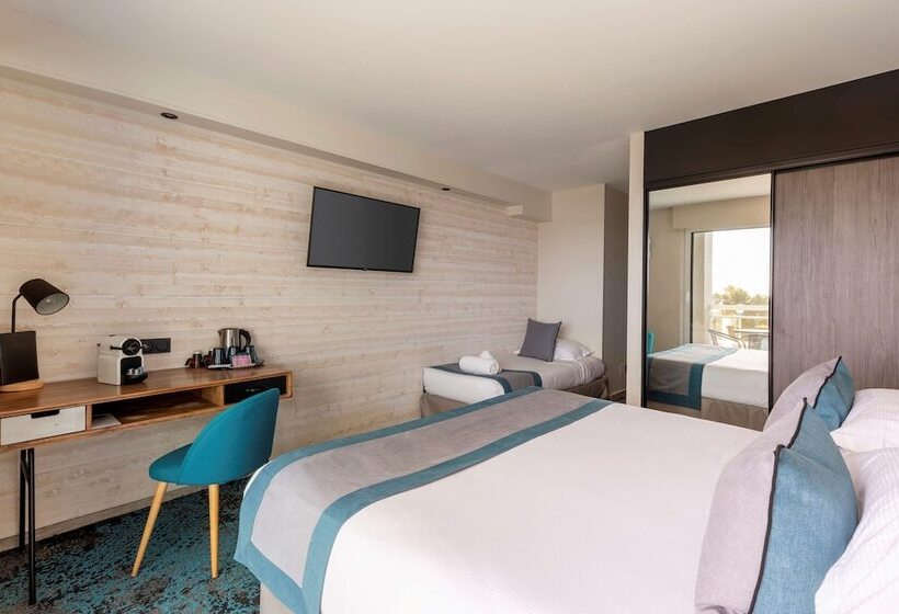 اتاق استاندارد با چشم‌انداز دریا, Best Western Plus Hotel Canet Plage