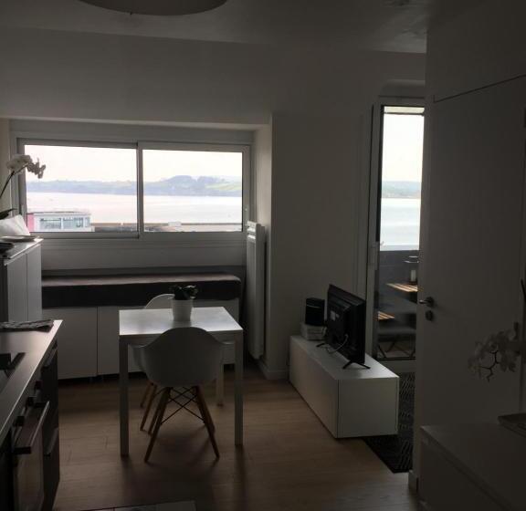 آپارتمان 1 خوابه با چشم‌انداز دریا, Appartement Design Iv   Port Du Rosmeur   Douarnenez
