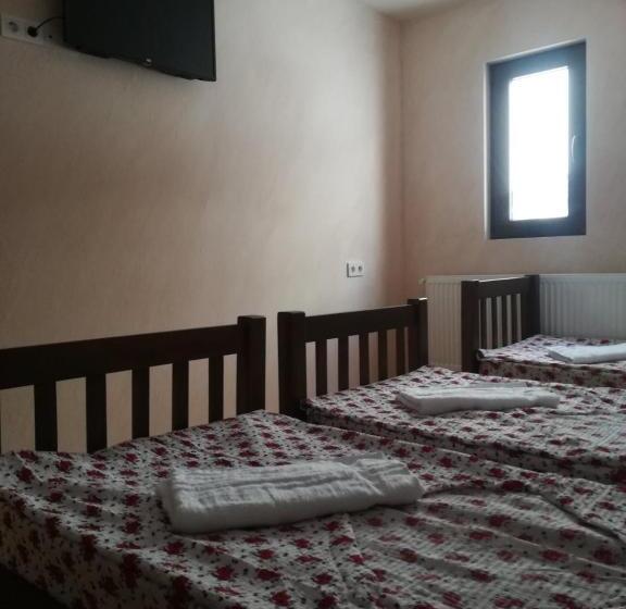 اتاق استاندارد سه تخته با سرویس بهداشتی مشترک, Family Hotel Mtamta