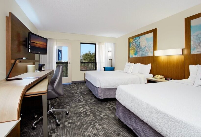 חדר סטנדרט שתי מיטות זוגיות, Courtyard By Marriott Cocoa Beach Cape Canaveral